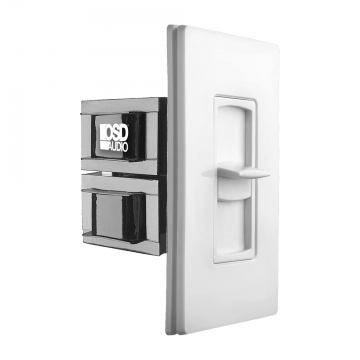 Open Box - 100W Screwless Slide Volume Control, White SLK100